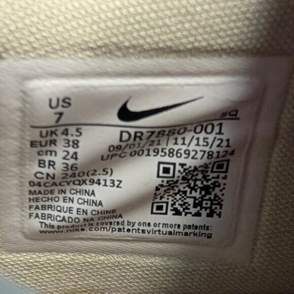 Nike Air Force 1 Fontanka Low Prime Pink Women's Size 7 - Picture 2 of 6